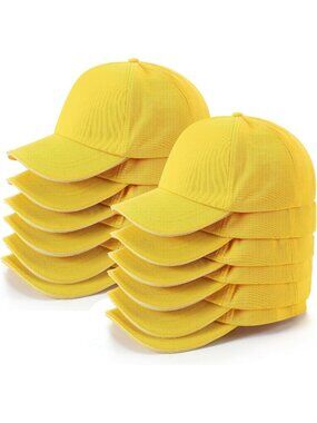 Adjustable Youth Baseball Cap - Plain Hat for Kids, Perfect for Outdoor Fun